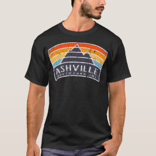 T-shirt Ashville Caroline du Nord Montagne Vacances Art Gr