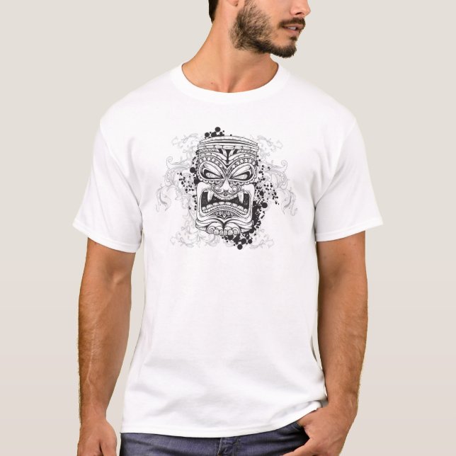 T-shirt asiatique d'un dieu de demi (Devant)