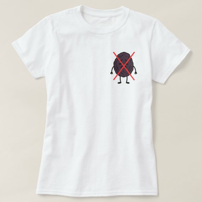 T-shirt Asiatique ne pas grandir - coin (Design devant)