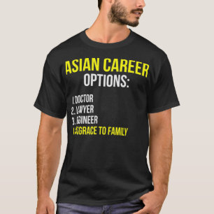 T-shirt Asiatique Options de carrière Étudiant Funny Tiger