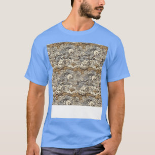 T-shirt Asiatique sans couture Motif Vieux Japonais Chinoi
