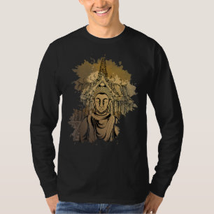 T-shirt Asiatique Spirituelle Bouddhiste Zen Méditation B