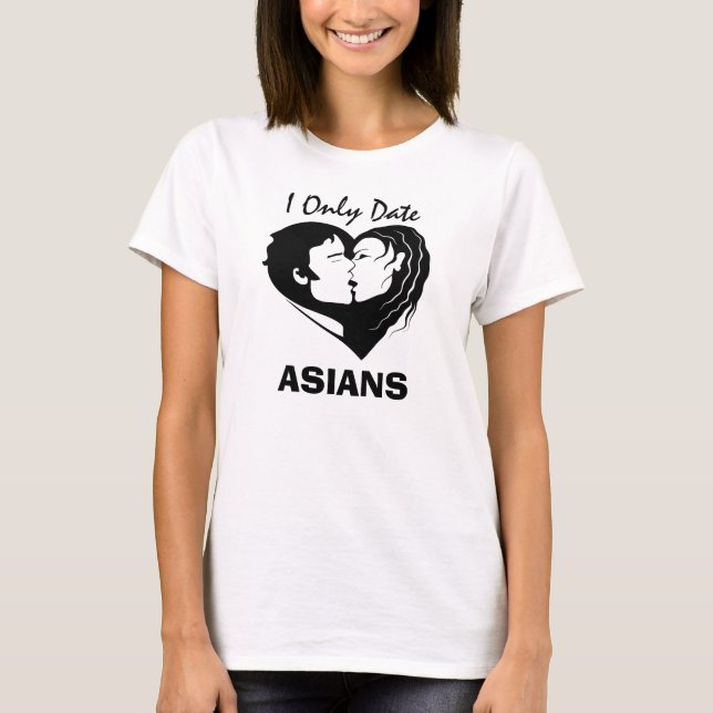 T-shirt Asiatiques de date de BWAM-only (Devant)