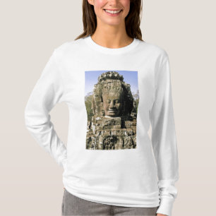 T-shirt Asie, Cambodge, Siem Reap. Angkor Thom, têtes de