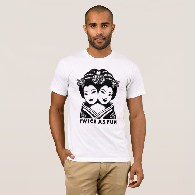 T-shirt Asie Carni Geisha (Devant entier)