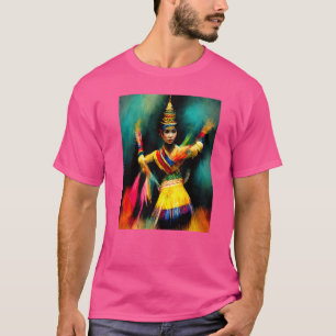 T-shirt Asie du Sud-Est Coloré Danse traditionnelle Thaila