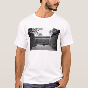 T-shirt Asie, Japon, Kumamoto. Allée principale et douve,