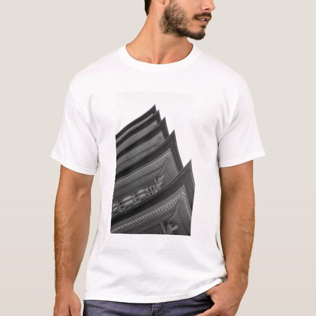 T-shirt Asie, Japon, Miyajima. Détail du temple (Devant)