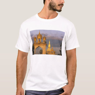 T-shirt Asie, Laos, Vientiane. Temple de That Luang.