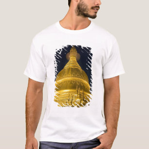 T-shirt Asie, Mayanmar, Yangon, temple bouddhiste à