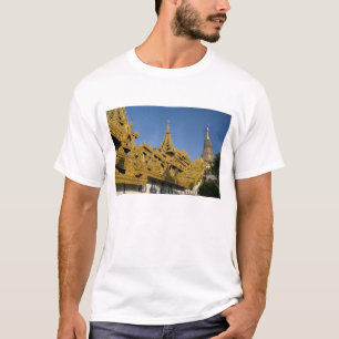 T-shirt Asie, Myanmar, Yangon. Stupa doré de Shwedagon 2