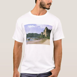 T-shirt Asie, Thaïlande, Krabi. Plage de West Railay, long