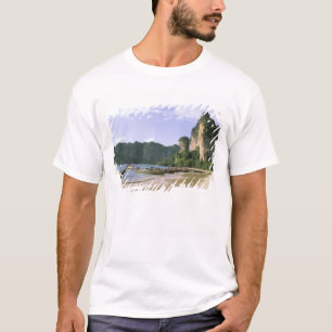 T-shirt Asie, Thaïlande, Krabi. Plage de West Railay, long