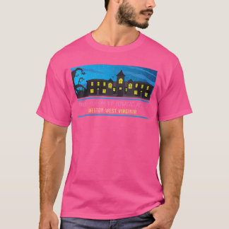 T-shirt Asile de fous d'Allegheny pour femmes Weston Virgi