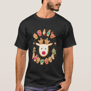 T-shirt ASL Christmas Reindeer American Sign Language Ging
