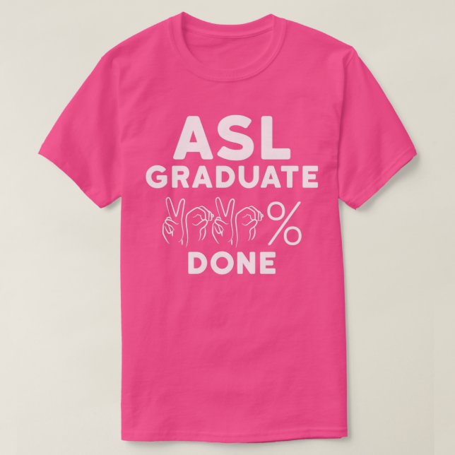 T-shirt ASL Class Sign Language 2020 Senior Graduation des (Design devant)