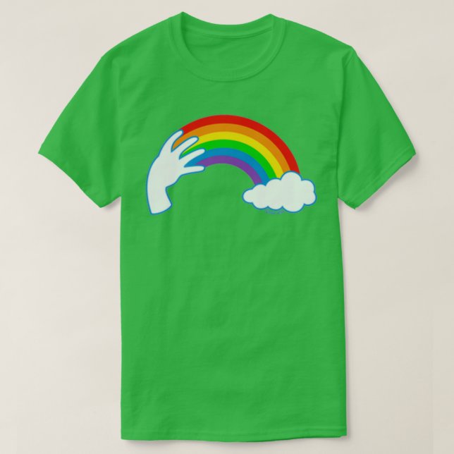 T-shirt ASL Rainbow 2 (Design devant)