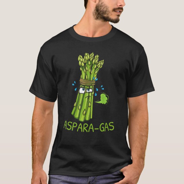 T-shirt Asparagas Asparagus Garden Vegetable Vegetarian Ve (Devant)