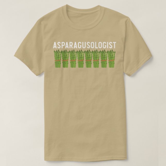 T-shirt Asparagusologue Asparagus Lover Vegetable V (Design devant)