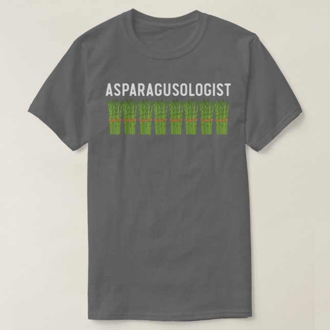 T-shirt Asparagusologue Asparagus Lover Vegetable V (Design devant)