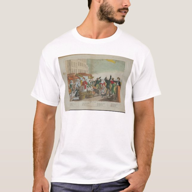 T-shirt Aspect de la grande comète en 1811 (Devant)