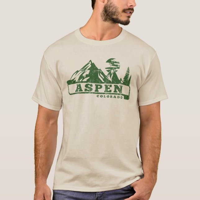 T-shirt Aspen Colorado (Devant)