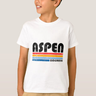 T-shirt Aspen Colorado Co Ski de montagne Aspen Sk Vintage