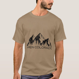 T-shirt Aspen Colorado Mountain Souvenir Cool cadeau