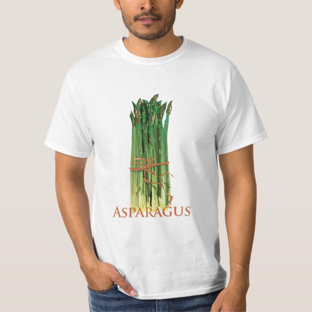 T-shirt Asperge verte (Devant)
