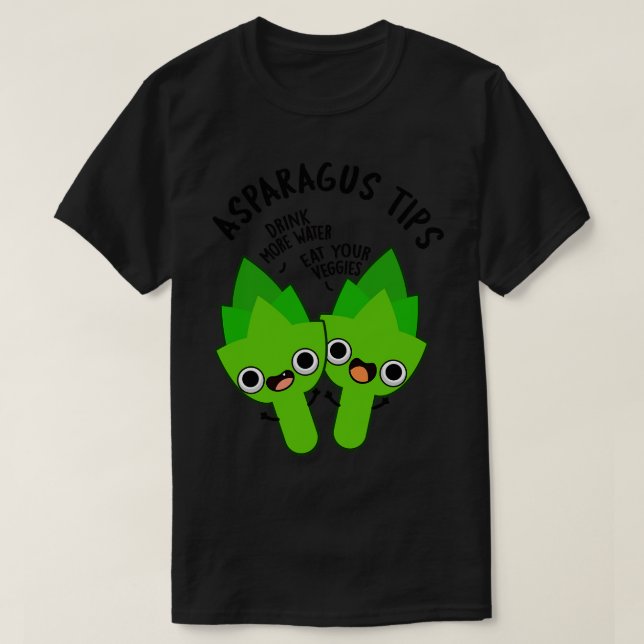 T-shirt Asperges Conseils amusant Veggie Pun 1 (Design devant)