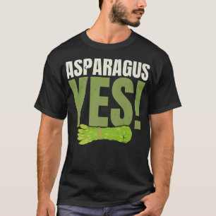 T-shirt Asperges Oui Jardin Végétarien Végétarien Végétal
