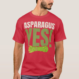 T-shirt Asperges Oui Jardin Végétarien Végétarien Végétal