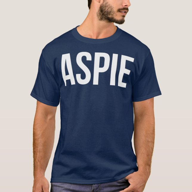 T-shirt Aspie Autisme Asperger Autonomisation et sensibili (Devant)