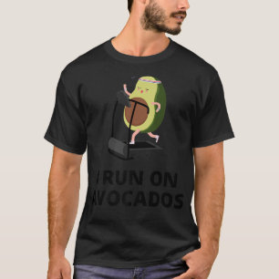 T-shirt Aspirateur de fitness AvocadoAmusant Avocado Exerc