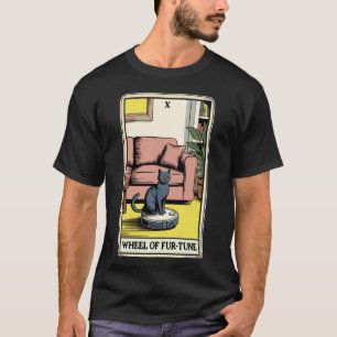 T-shirt Aspirateur Robot Roue de Fur-Tune Drôle de Tarot