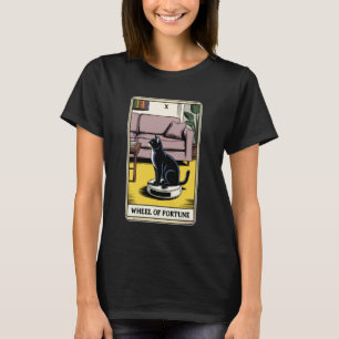 T-shirt Aspirateur Robot Roue de la Fortune Tarot Drôle