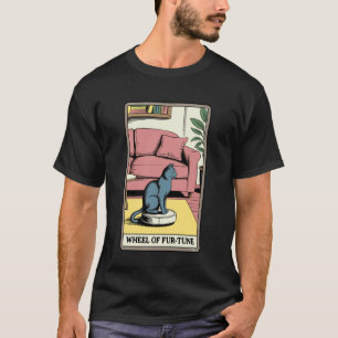 T-shirt Aspirateur Robot Roue de la Fur-Tune Drôle de Taro