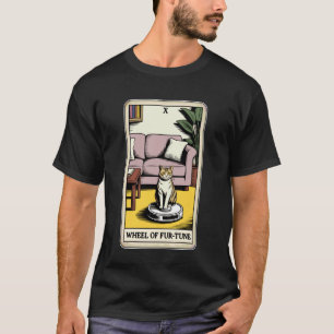 T-shirt Aspirateur Robot Roue de la Fur-Tune Drôle de Taro