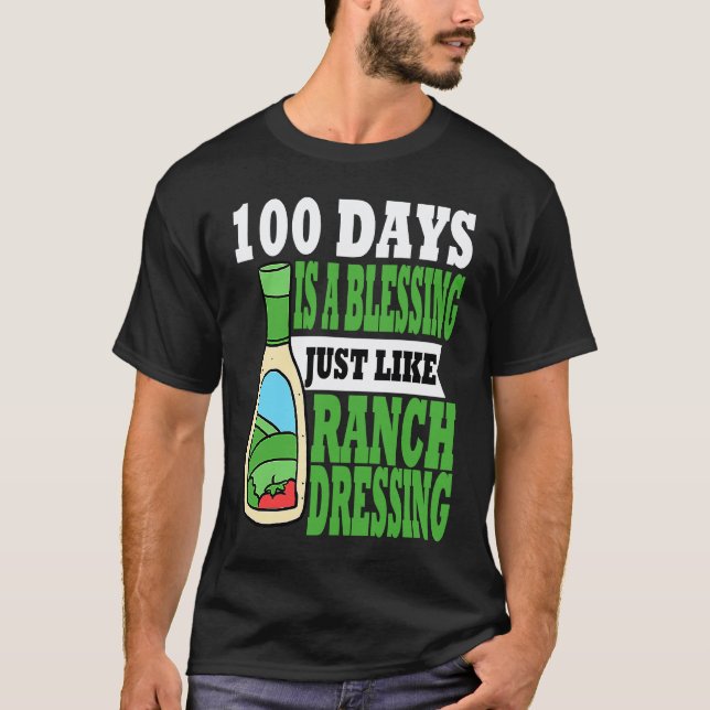T-shirt Assaisonnement Ranch pour 100 Jours d'École  Ensei (Devant)