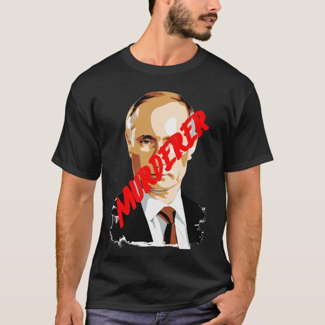 T-shirt assassin de poutine (Devant)