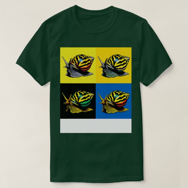 T-shirt Assassin Snail Cool Poisson tropical (Design devant)