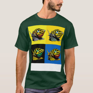 T-shirt Assassin Snail Cool Poisson tropical