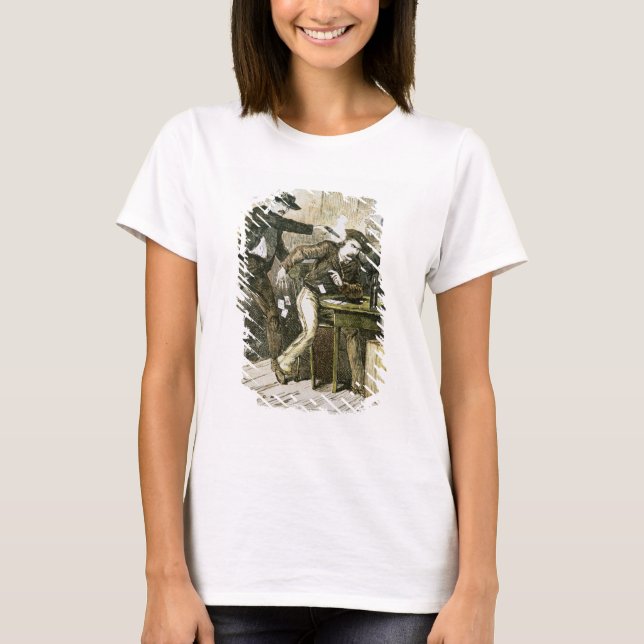 T-shirt Assassinat de 'Wild Bill' (W.B. Hickok) par Jack (Devant)