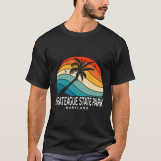T-shirt Assateague State Park Maryland Beach Palm Tree
