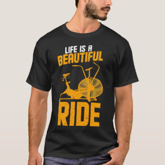 T-shirt Assault Bike Workouts Citations La vie est une bel