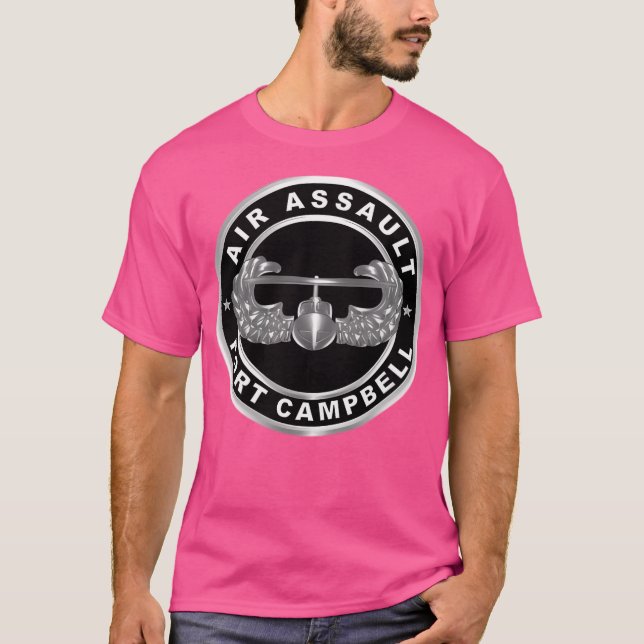 T-shirt Assaut aérien Fort Campbell (Devant)