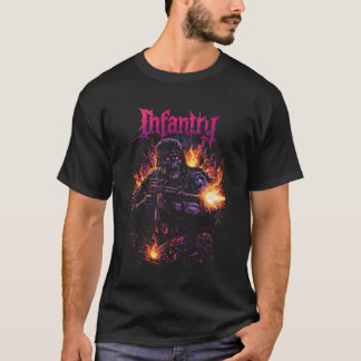 T-shirt Assaut de feu d'infanterie