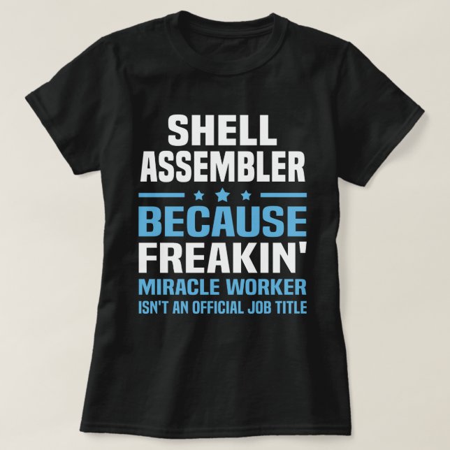T-shirt Assembleur Shell (Design devant)