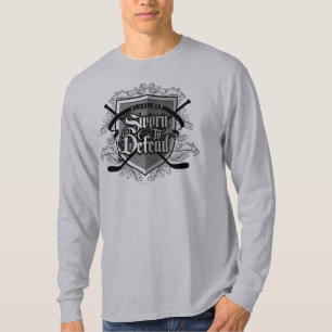 T-shirt Assermenté pour défendre (défenseur d'hockey)