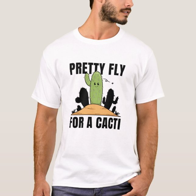 T-shirt Assez branché pour un cactus (Devant)